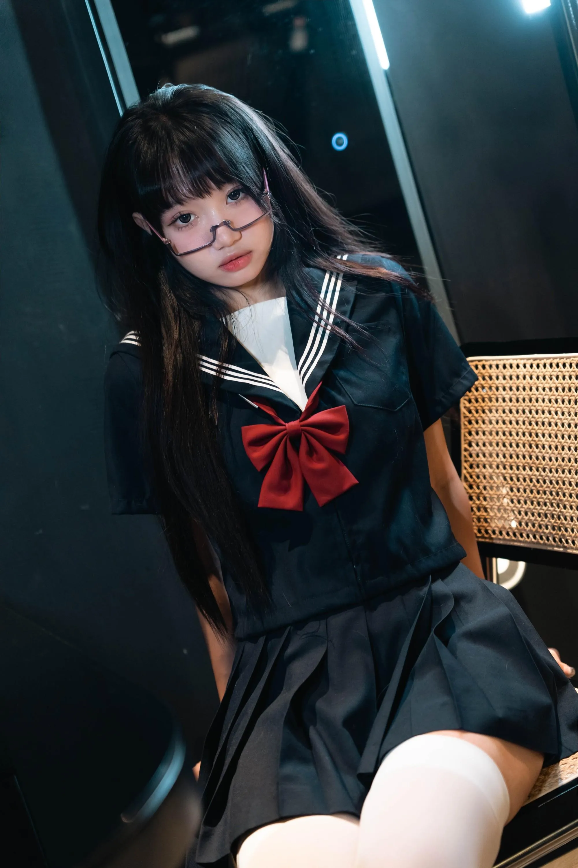 柒柒要乖额 – NO.043 白丝死库水 [140P]插图8